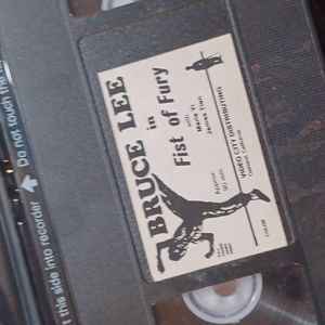Bruce Lee in Fist of Fury VHS tape